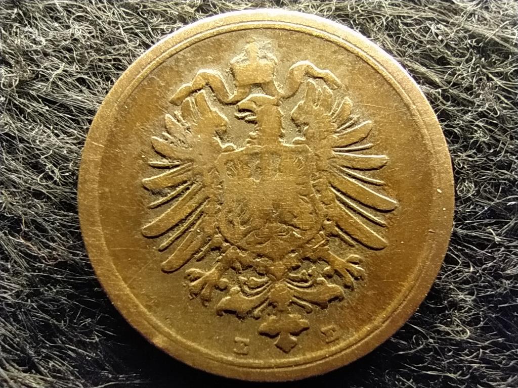 N&eacute;metorsz&aacute;g M&aacute;sodik Birodalom I. Vilmos (1871-1888) 1 Pfennig