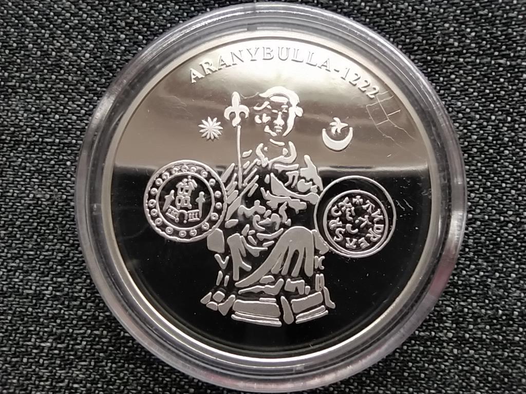 A magyar p&eacute;nz kr&oacute;nik&aacute;ja Aranybulla 1222 .999 ez&uuml;st