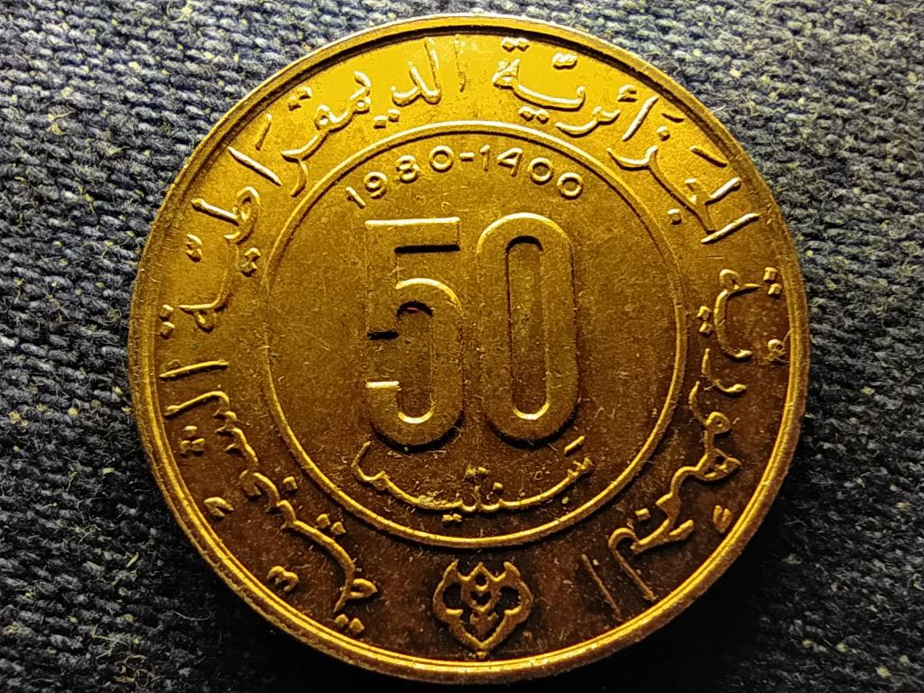 Alg&eacute;ria Hijra napt&aacute;r kezdete 50 Centime 