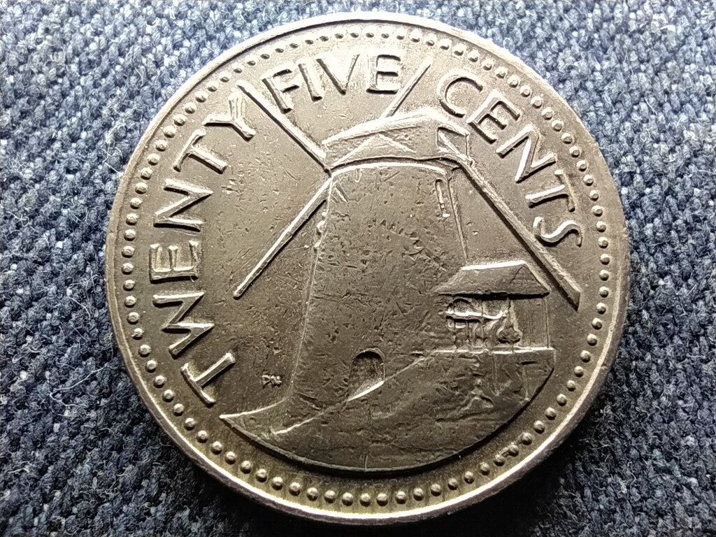 Barbados II. Erzs&eacute;bet (1966-2021) 25 Cent