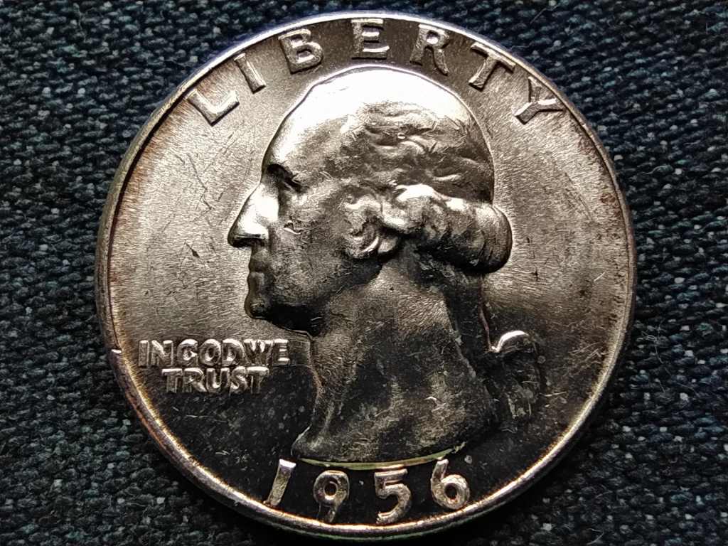 USA Washington silver quarter dollar .900 ez&uuml;st 0.25 Doll&aacute;r