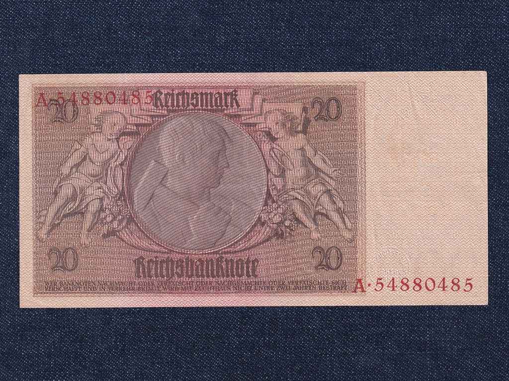 N&eacute;metorsz&aacute;g Weimari K&ouml;zt&aacute;rsas&aacute;g (1919-1933) 20 birodalmi m&aacute;rka bankjegy