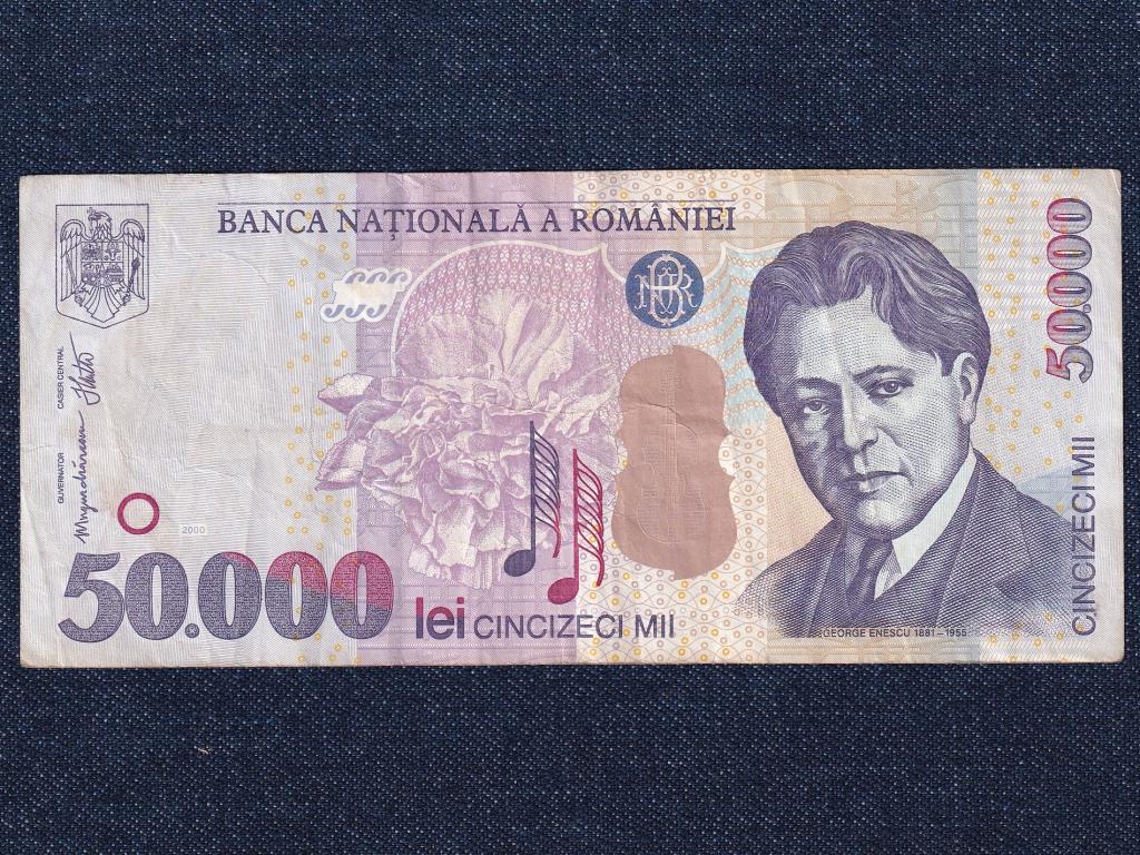 Rom&aacute;nia 50000 Lej bankjegy