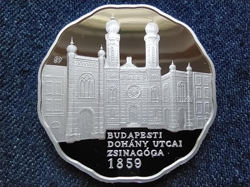 Doh&aacute;ny utcai Zsinag&oacute;ga alap&iacute;t&aacute;s&aacute;nak 150. &eacute;vfordul&oacute;ja .925 ez&uuml;st 5000 Forint