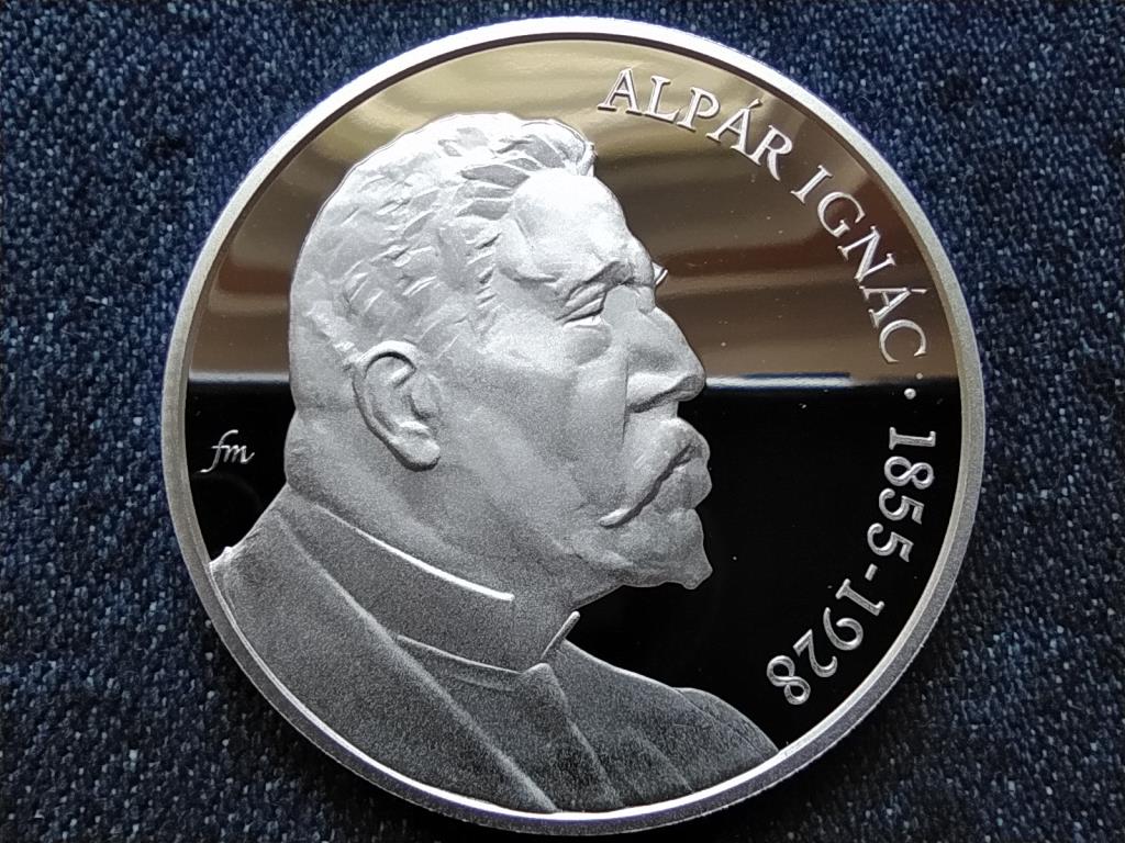 Alp&aacute;r Ign&aacute;c sz&uuml;let&eacute;s&eacute;nek 150. &eacute;vfordul&oacute;ja .925 ez&uuml;st 5000 Forint