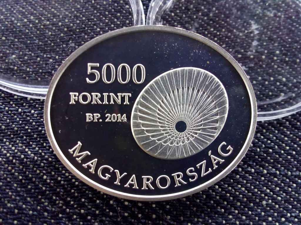 B&aacute;r&aacute;ny R&oacute;bert .925 ez&uuml;st 5000 Forint