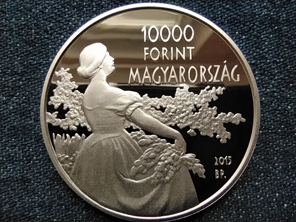 Cs&oacute;k Istv&aacute;n .925 ez&uuml;st 10000 Forint