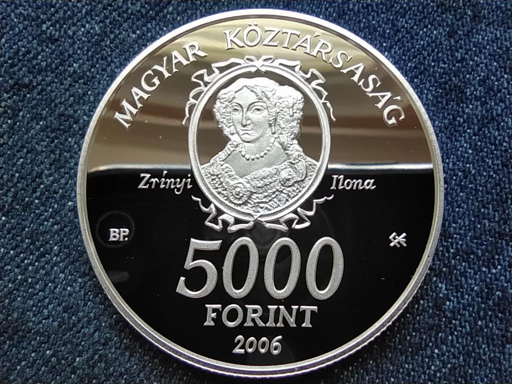 Munk&aacute;csi v&aacute;r .925 ez&uuml;st 5000 Forint