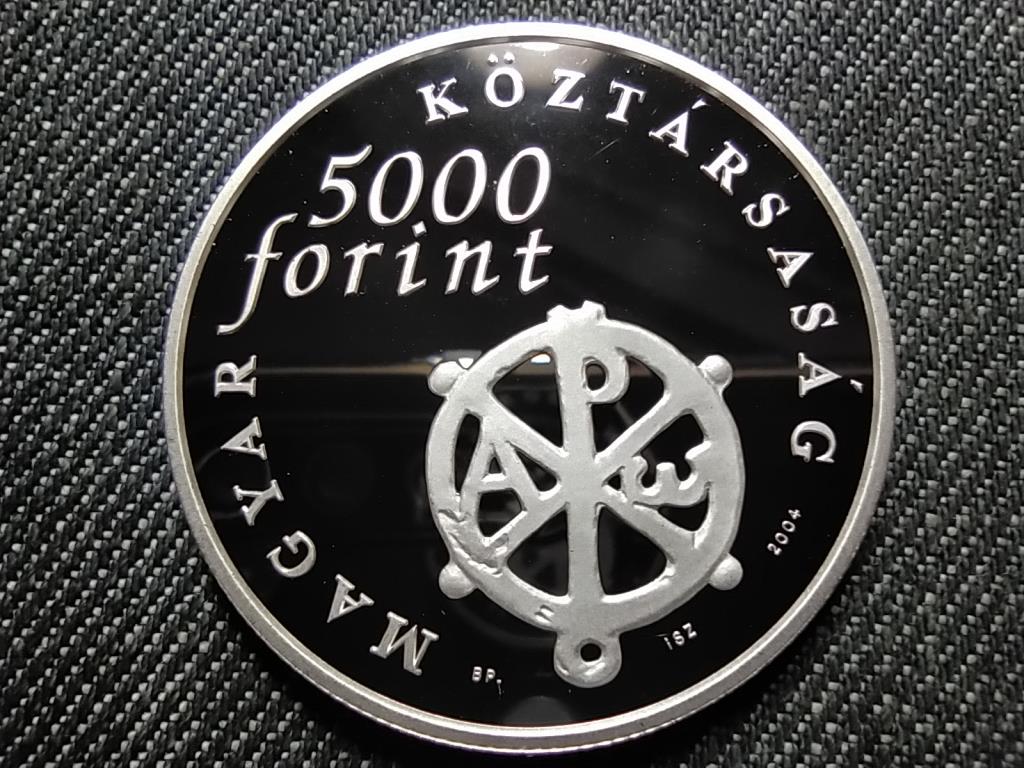 P&eacute;csi &oacute;kereszt&eacute;ny s&iacute;rkamr&aacute;k .925 ez&uuml;st 5000 Forint