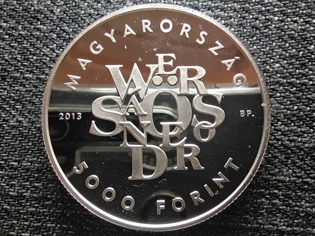We&ouml;res S&aacute;ndor .925 ez&uuml;st 5000 Forint