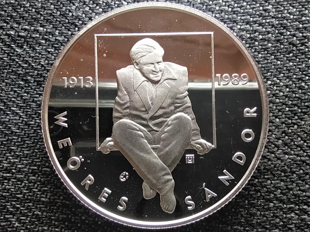 We&ouml;res S&aacute;ndor .925 ez&uuml;st 5000 Forint
