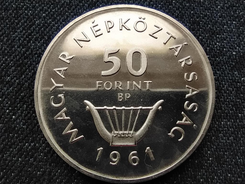 Liszt Ferenc eml&eacute;k&eacute;rme-sorozat ez&uuml;st 50 Forint