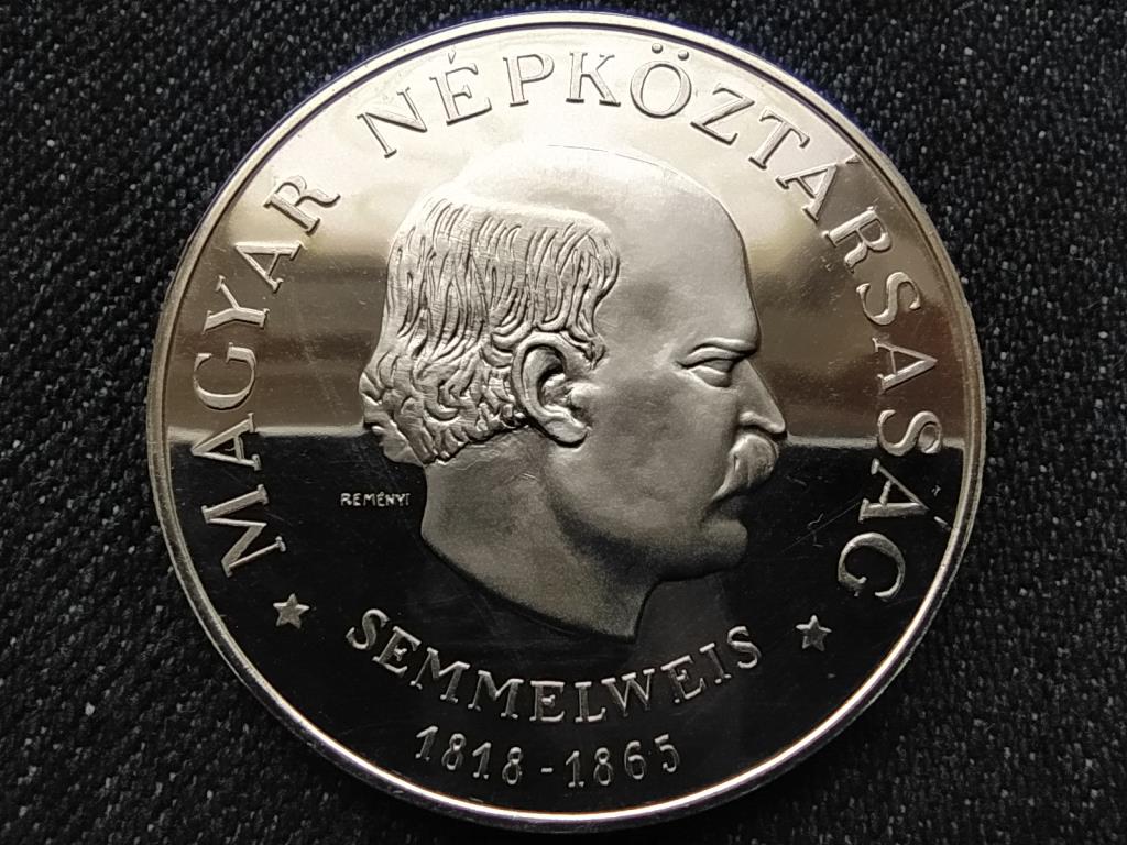 150 &eacute;ve sz&uuml;letett Semmelweis Ign&aacute;c .640 ez&uuml;st 50 Forint