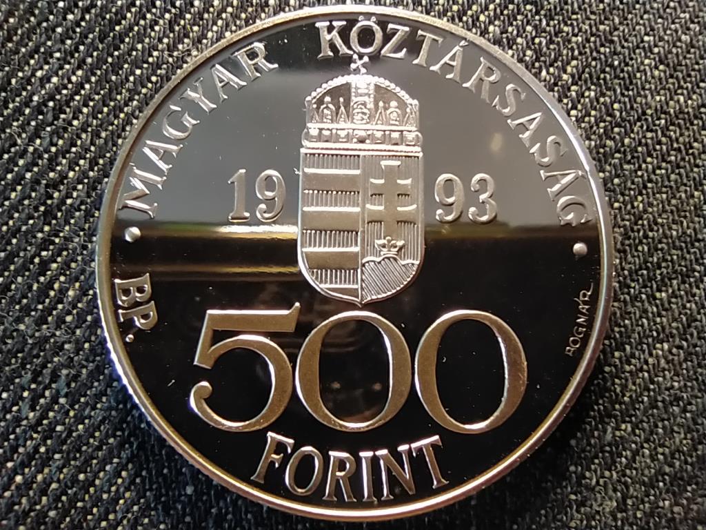 E.C.U. - Integr&aacute;ci&oacute; az Eur&oacute;pai Uni&oacute;ba L&aacute;nch&iacute;d .925 ez&uuml;st 500 Forint