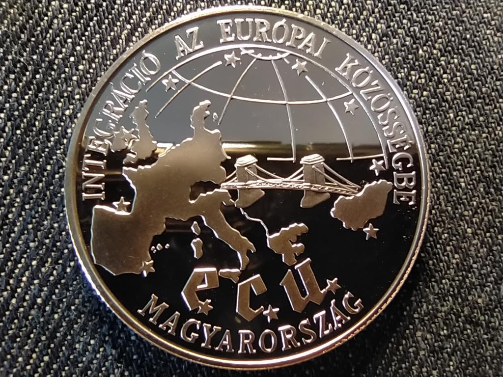 E.C.U. - Integr&aacute;ci&oacute; az Eur&oacute;pai Uni&oacute;ba L&aacute;nch&iacute;d .925 ez&uuml;st 500 Forint