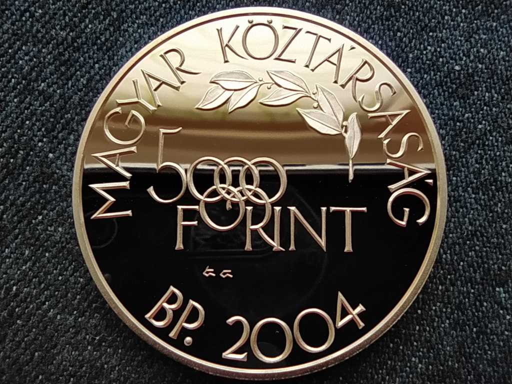 XXVIII. Ny&aacute;ri Olimpiai J&aacute;t&eacute;kok - Ath&eacute;n .925 ez&uuml;st 5000 Forint