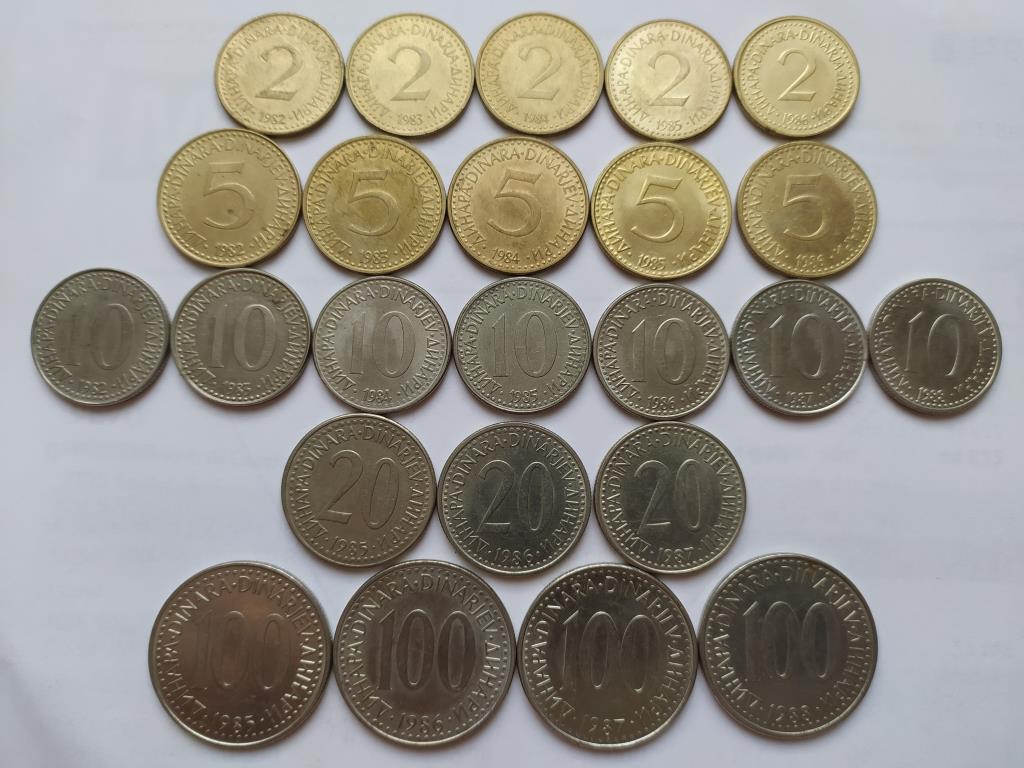 Jugoszl&aacute;via forgalmi sorok &eacute;s t&ouml;bb darabos f&eacute;mp&eacute;nz t&eacute;telek, lotok