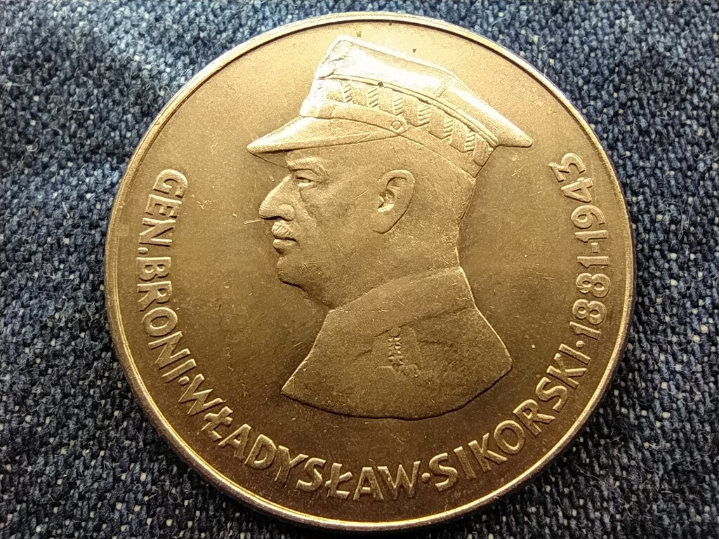 Lengyelorsz&aacute;g Władysław Sikorski t&aacute;bornok 50 Zloty