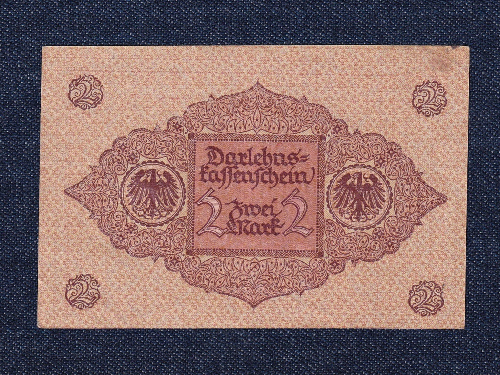 N&eacute;metorsz&aacute;g Weimari K&ouml;zt&aacute;rsas&aacute;g (1919-1933) 2 M&aacute;rka bankjegy