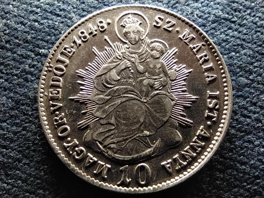 Magyarorsz&aacute;g Szabads&aacute;gharc (1848-1849) .500 Ez&uuml;st 10 Krajc&aacute;r 