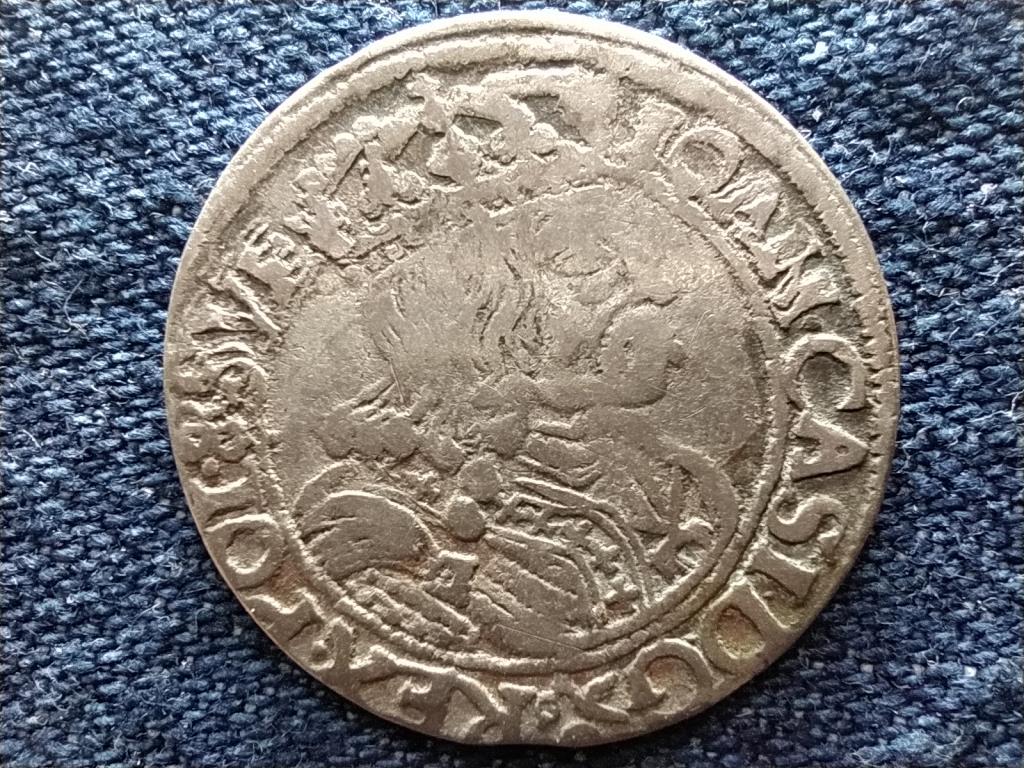 Lengyel-Litv&aacute;n Uni&oacute; II. J&aacute;nos K&aacute;zm&eacute;r (1649-1668) ez&uuml;st 6 groszy
