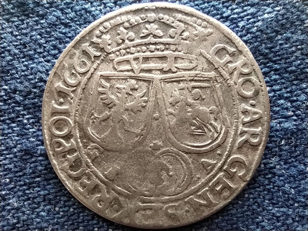 Lengyel-Litv&aacute;n Uni&oacute; II. J&aacute;nos K&aacute;zm&eacute;r (1649-1668) ez&uuml;st 6 groszy
