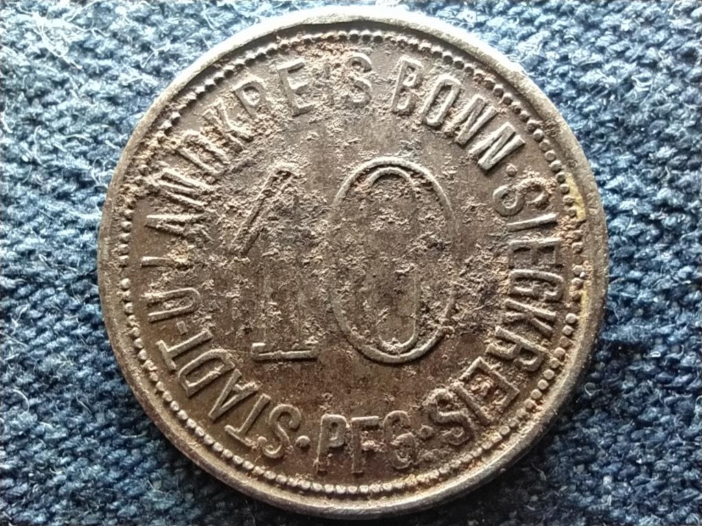 N&eacute;metorsz&aacute;g Bonn-Siegkreis 10 Pfennig sz&uuml;ks&eacute;gp&eacute;nz