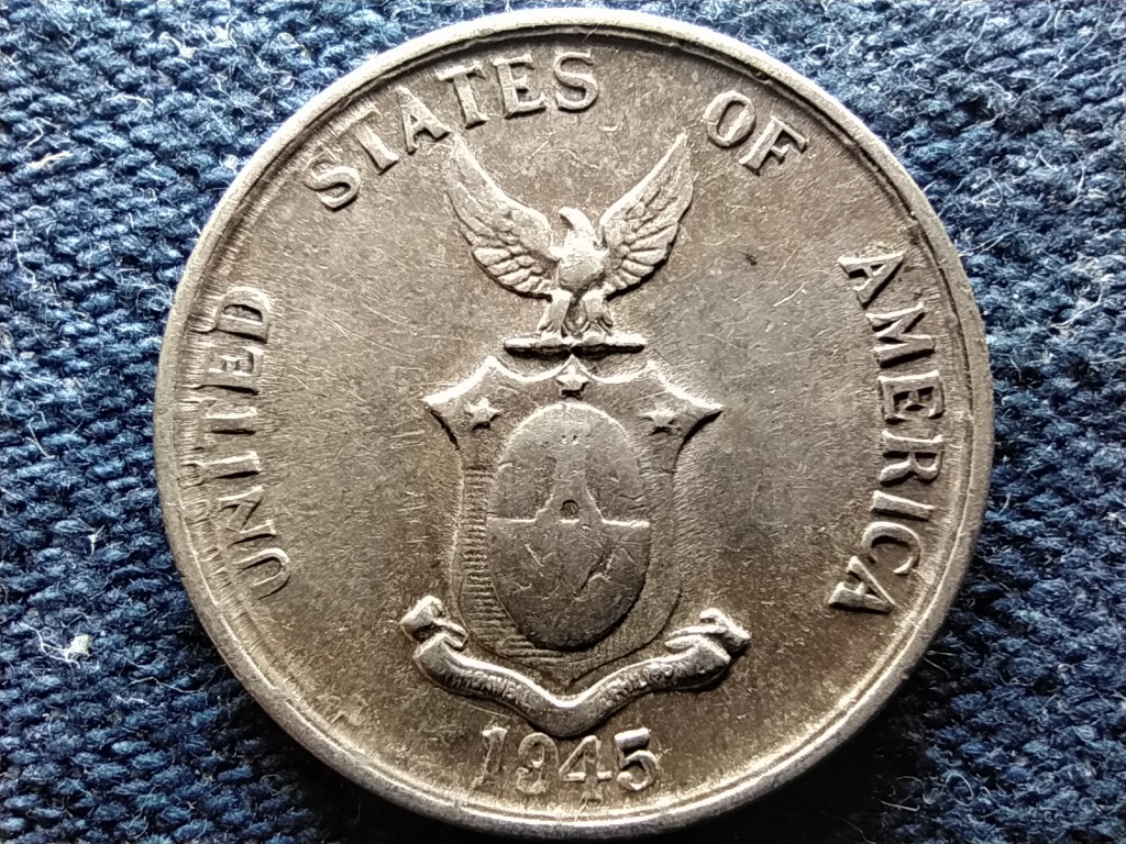 F&uuml;l&ouml;p-szigetek Nemzetk&ouml;z&ouml;ss&eacute;g (1935-1946) .750 ez&uuml;st 20 centavo