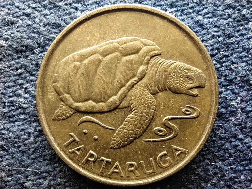 Z&ouml;ld-foki K&ouml;zt&aacute;rsas&aacute;g tengeri teknős 1 escudo