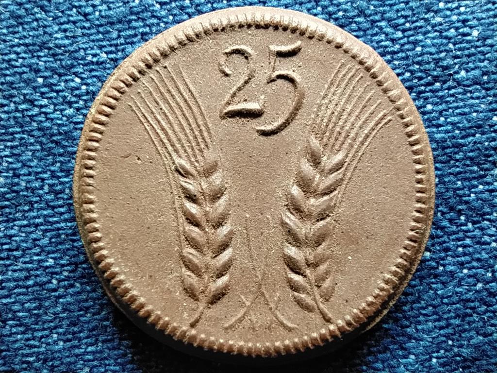 N&eacute;met &Aacute;llamok Szil&eacute;zia 25 pfennig sz&uuml;ks&eacute;gp&eacute;nz