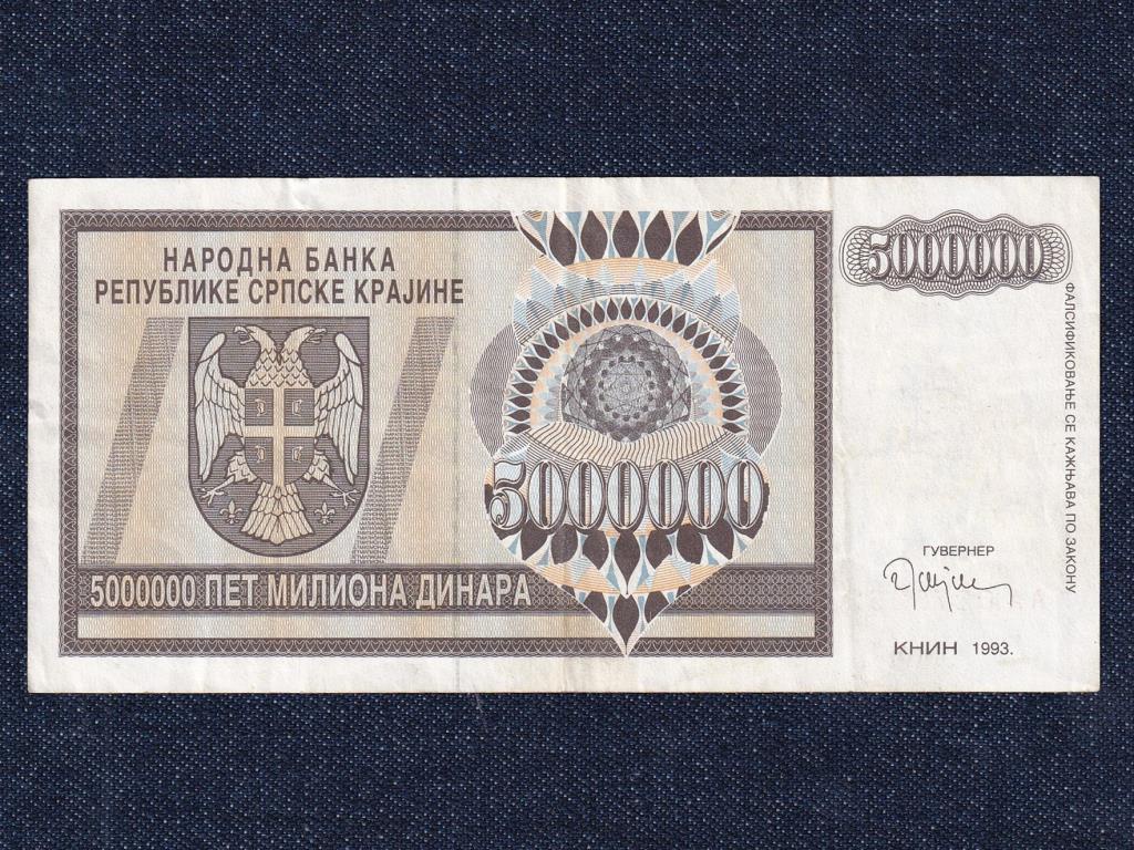 Horv&aacute;torsz&aacute;g 5 milli&oacute; D&iacute;n&aacute;r bankjegy