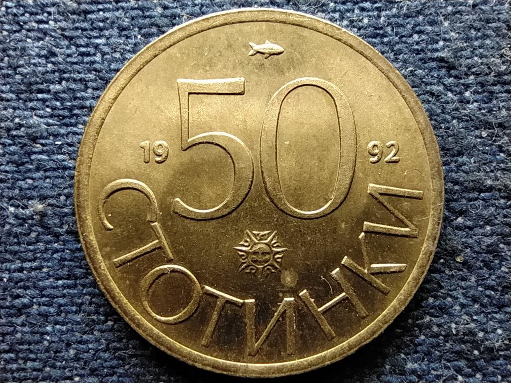Bulg&aacute;ria 50 Stotinki