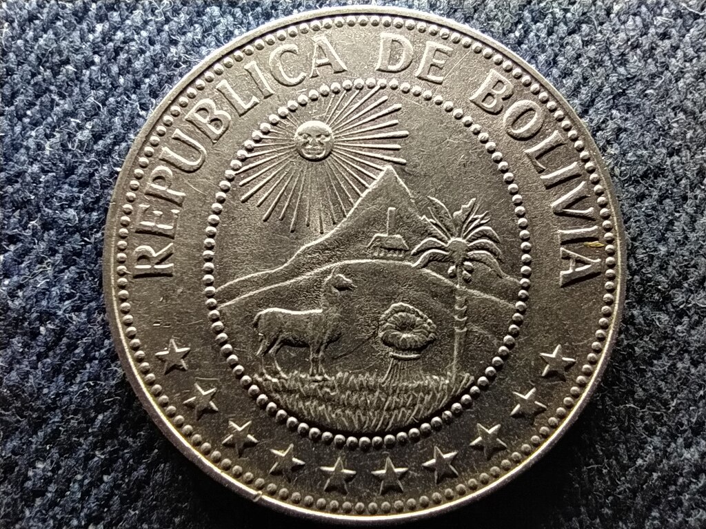 Bol&iacute;via K&ouml;zt&aacute;rsas&aacute;g (1825-2009) 50 Centavo