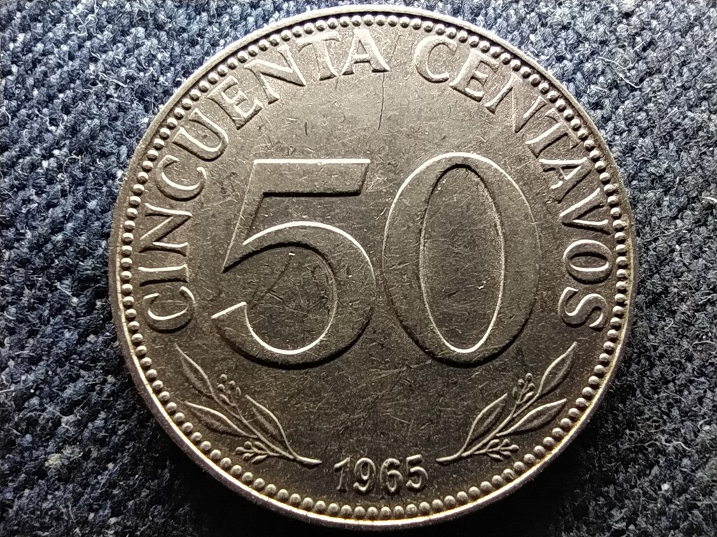 Bol&iacute;via K&ouml;zt&aacute;rsas&aacute;g (1825-2009) 50 Centavo