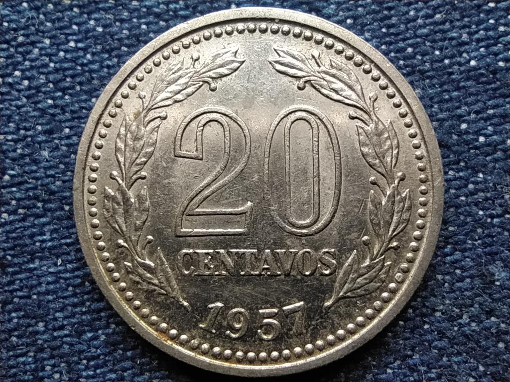 Argent&iacute;na Sz&ouml;vets&eacute;gi tartom&aacute;ny (1861-0) 20 Centavo