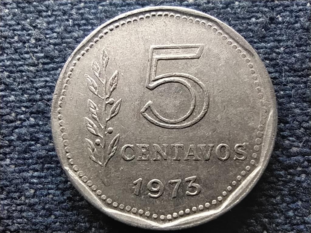 Argent&iacute;na Sz&ouml;vets&eacute;gi tartom&aacute;ny (1861-0) 5 Centavo