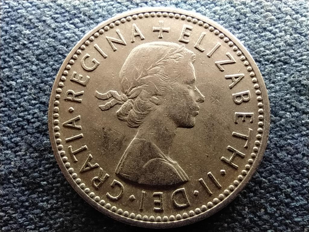 Anglia II. Erzs&eacute;bet (1952-) sk&oacute;t c&iacute;merpajzs 1 Shilling