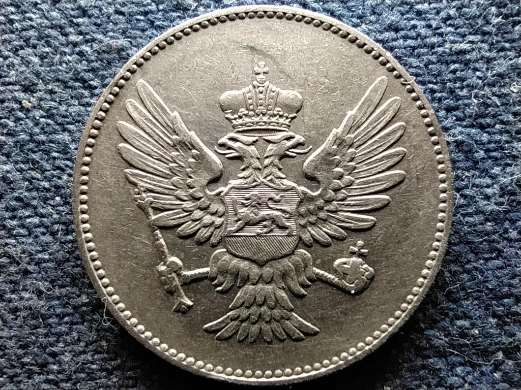 Montenegr&oacute; I. Mikl&oacute;s (1860-1918) 20 para
