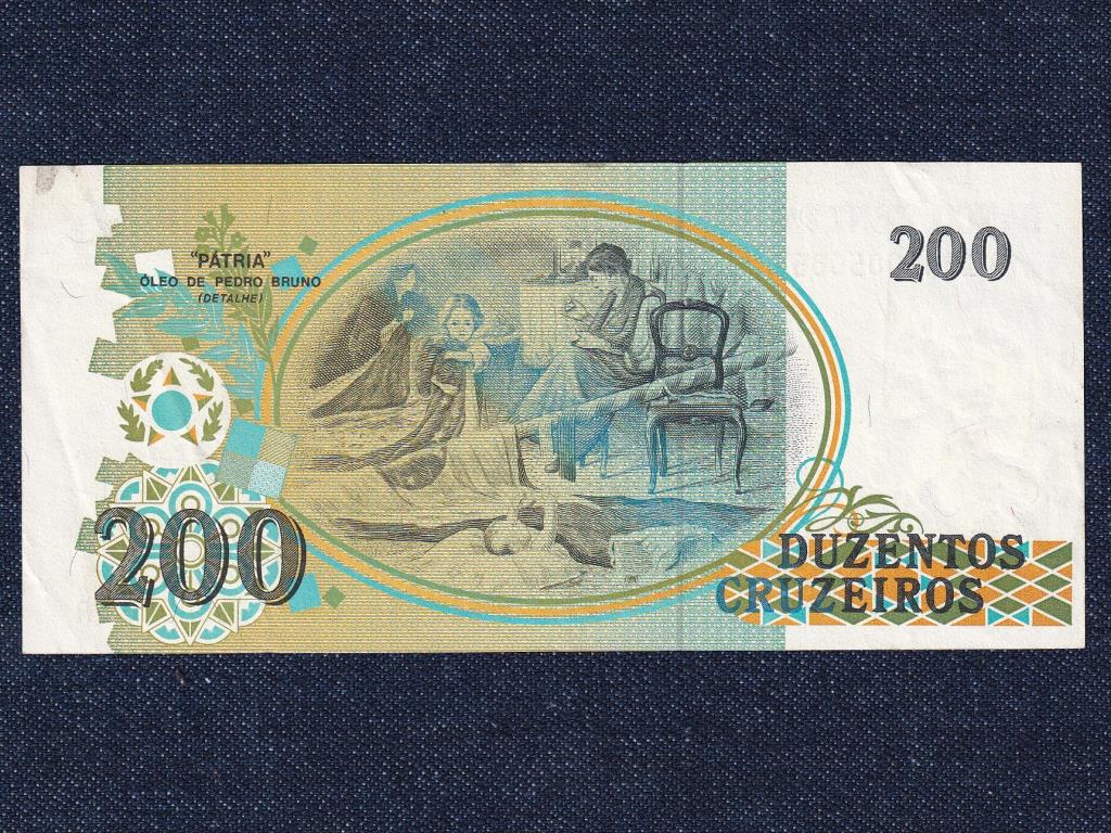 Braz&iacute;lia Brazil Sz&ouml;vets&eacute;gi K&ouml;zt&aacute;rsas&aacute;g (1967-0) 200 Cruzeiro bankjegy