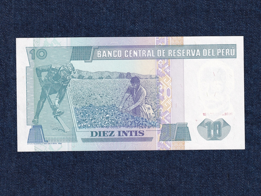 Peru 10 inti bankjegy