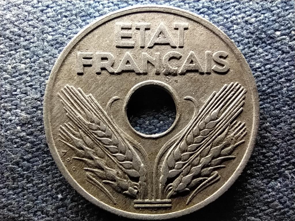 Franciaorsz&aacute;g Vichy Francia &Aacute;llam (1940-1944) 20 Centimes