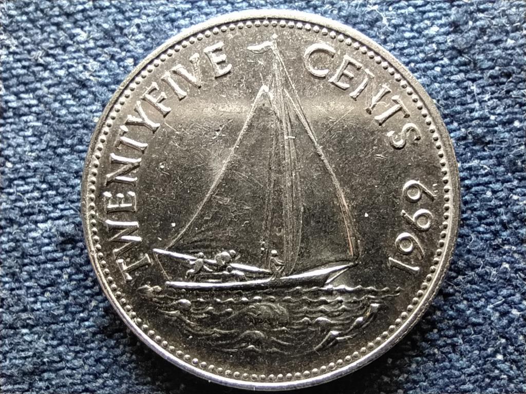 Bahama-szigetek II. Erzs&eacute;bet (1952-2022) 25 Cent