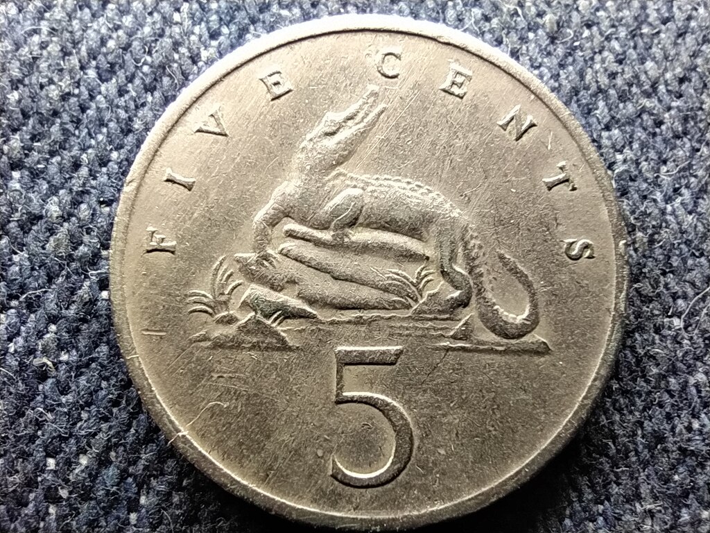 Jamaica II. Erzs&eacute;bet (1952-) 5 cent