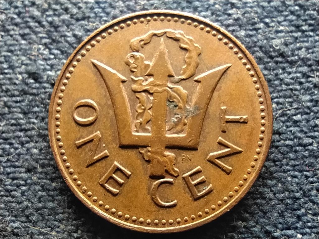 Barbados A f&uuml;ggetlens&eacute;g 10. &eacute;vfordul&oacute;ja 1 Cent