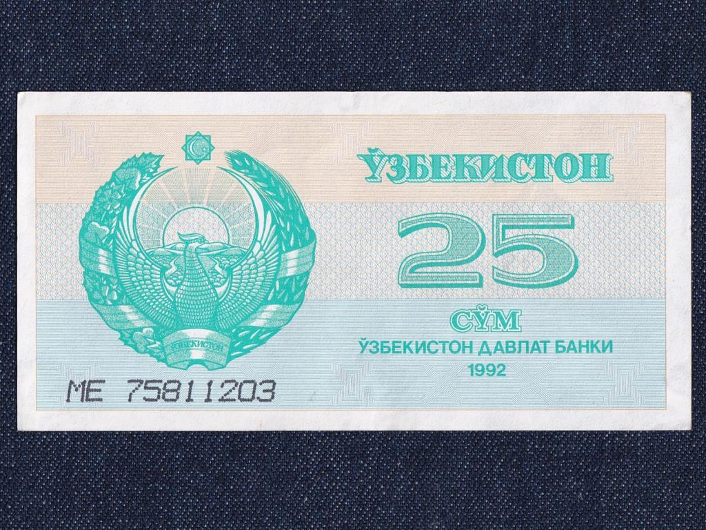 &Uuml;zbegiszt&aacute;n 25 som bankjegy