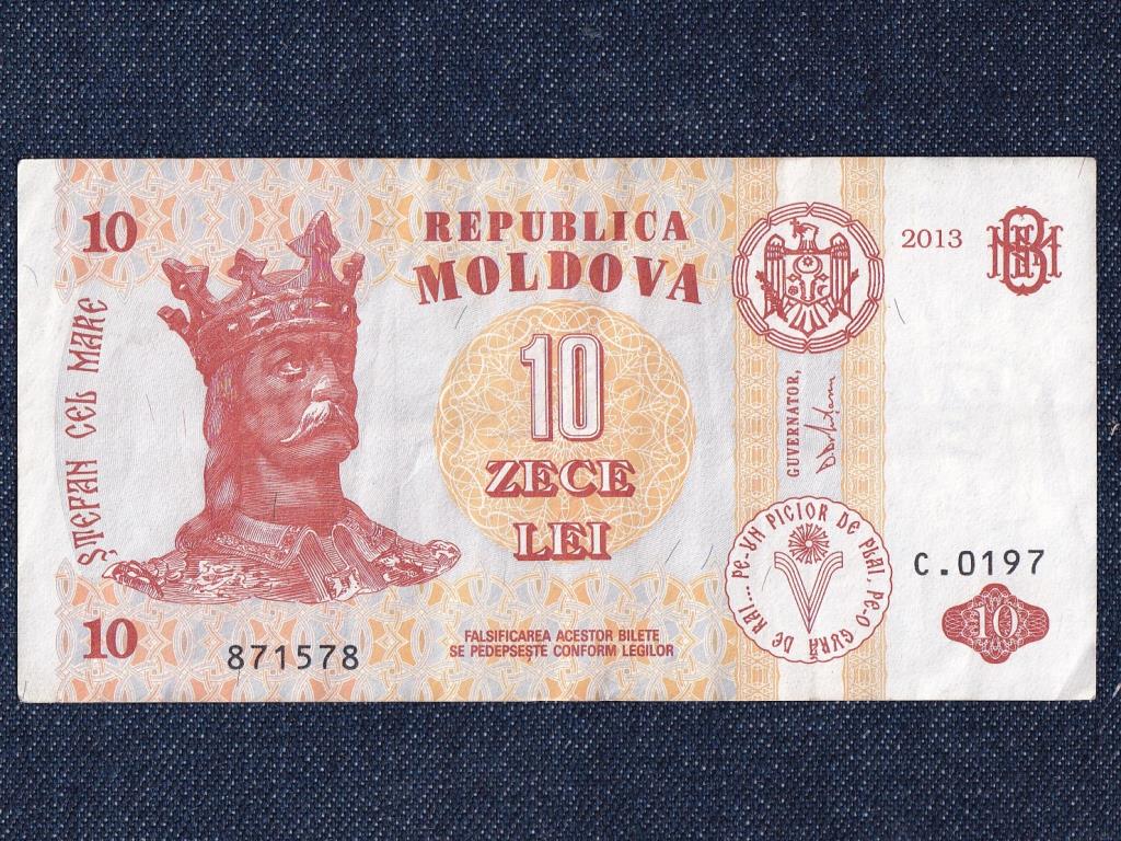 Moldova 10 lej bankjegy