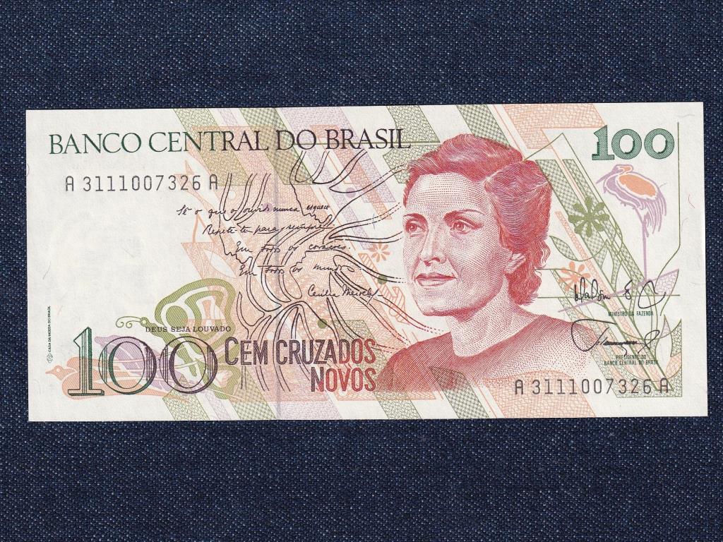 Braz&iacute;lia Brazil Sz&ouml;vets&eacute;gi K&ouml;zt&aacute;rsas&aacute;g (1967-0) 100 Cruzado bankjegy