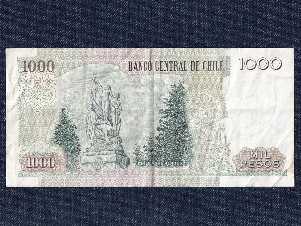Chile K&ouml;zt&aacute;rsas&aacute;g (1818-0) 1000 Peso bankjegy