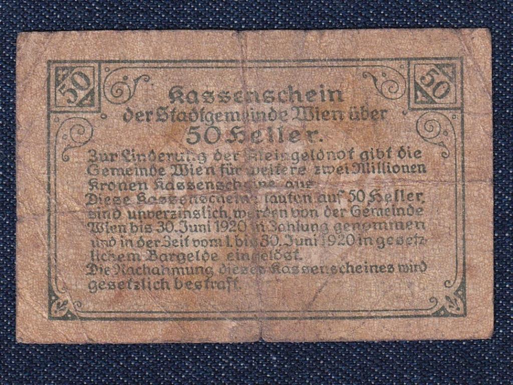 Ausztria 50 heller sz&uuml;ks&eacute;gp&eacute;nz