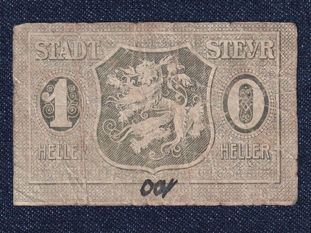 Ausztria Steyr 10 heller sz&uuml;ks&eacute;gp&eacute;nz